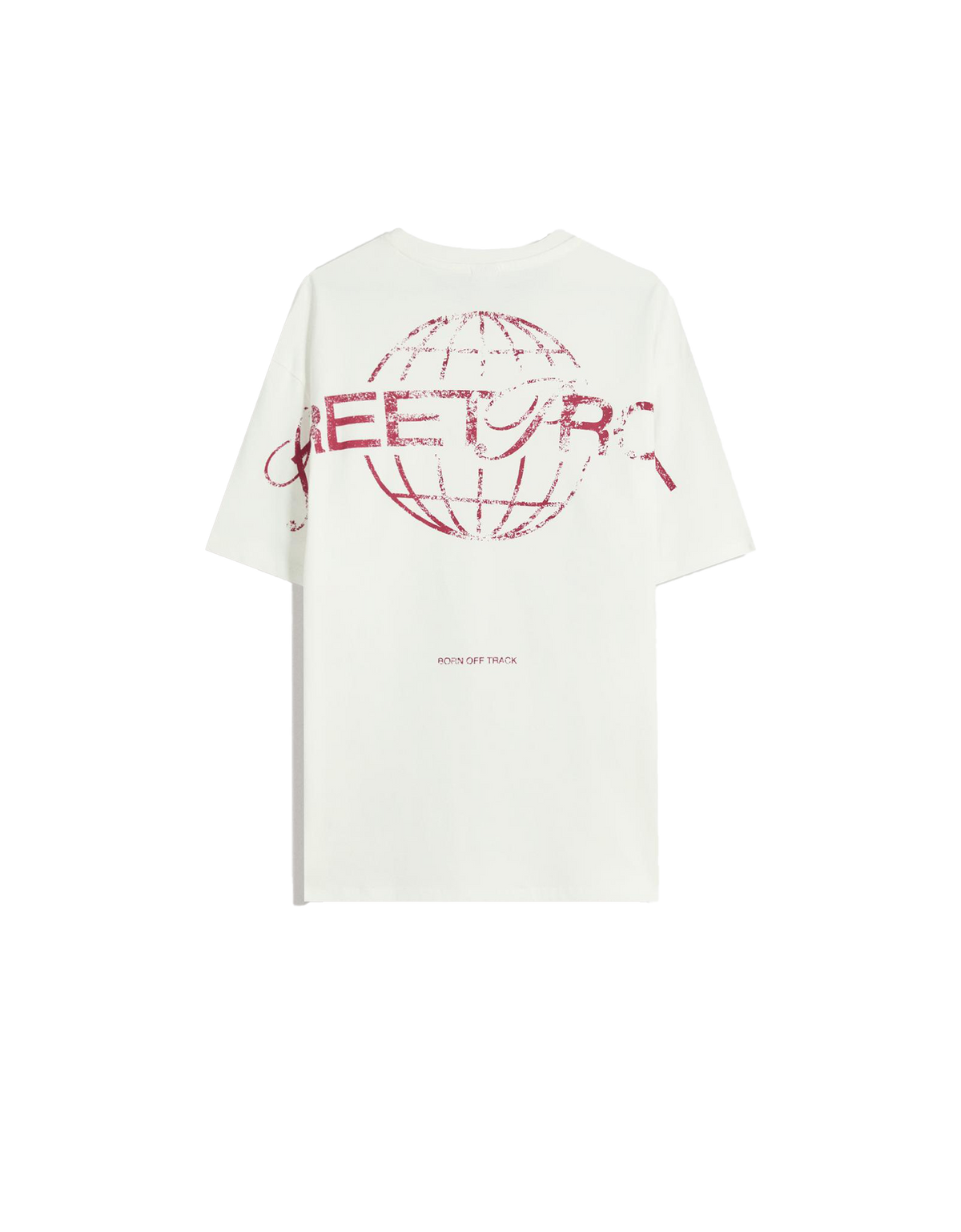 Bershka Short sleeve T shirt with print 'StreetProof'