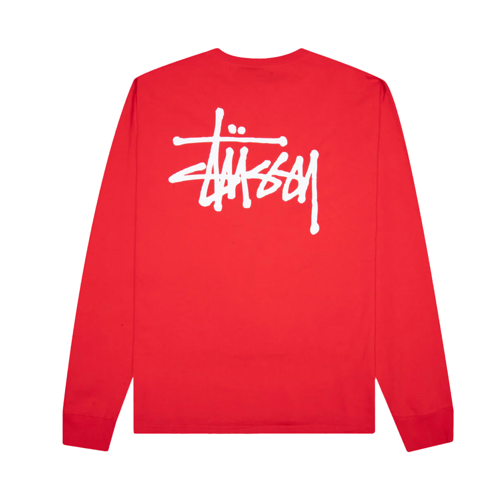 Basic Red LS TEE Pigment Dye Longsleeve